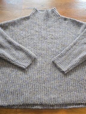 Free People On Your Side Oversized Mockneck Sweater Size Small